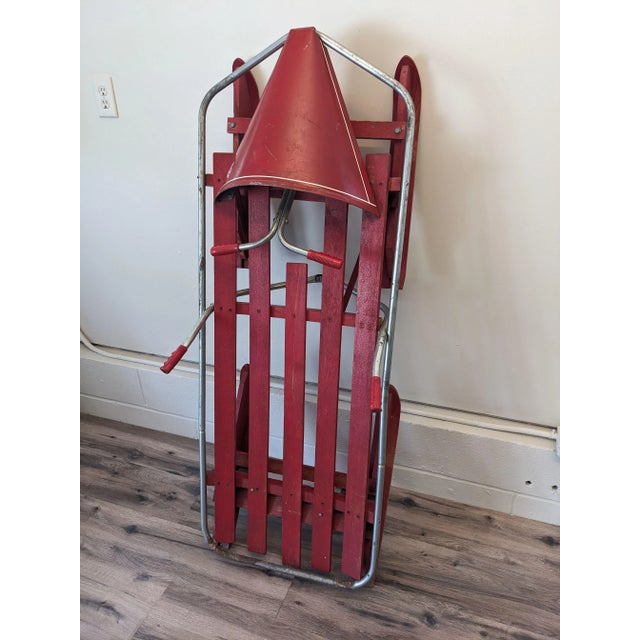 Vintage 1950's Withington "Bob-O-Link" Bobsled: "The Sled That Skis" For Sale - Image 13 of 13