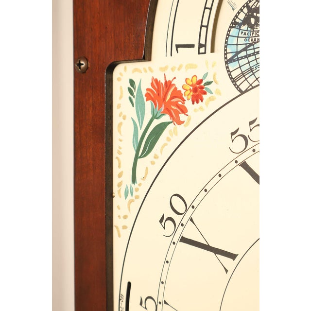 Sligh John Goddard Cherry Newport Tall Cased Grandfather Clock For Sale - Image 13 of 18