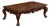 Vintage 3-Piece Carved Mahogany Cocktail & Side Table Set Attributed With Hooker Furniture Seven Seas Collection. For Sale