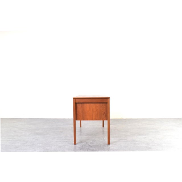 1960s Mid-Century Modern Danish Teak Desk from Domino Møbler, 1960s For Sale - Image 5 of 18