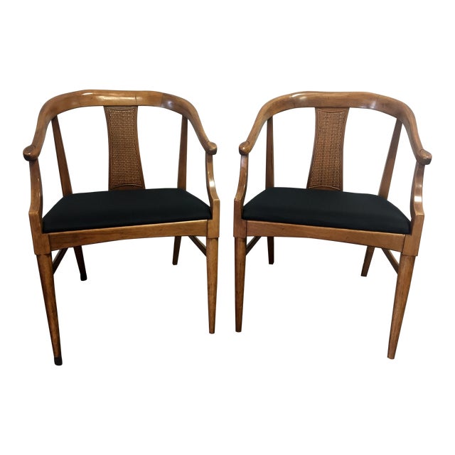 Midcentury Modern Tamerlane by Thomasville Dining Armchairs A Pair Chairish
