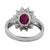 Late 20th Century Late 20th Century 1.57 Carat Ruby Ring, Size 5 For Sale - Image 5 of 5