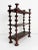 Early 20th C Folk Art 3-Tier Spool Shelf With Painted Finish For Sale - Image 4 of 12