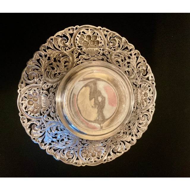 Art Nouveau Silverplated Embossed Bowl For Sale In Palm Springs - Image 6 of 10