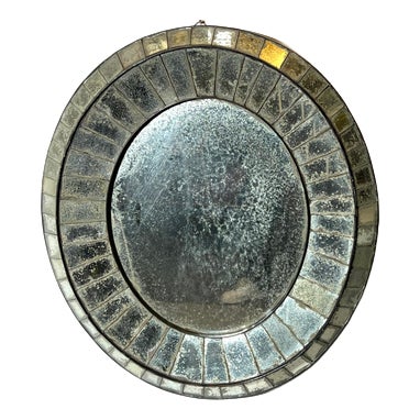 Large Vintage Venetian Style Mirror For Sale