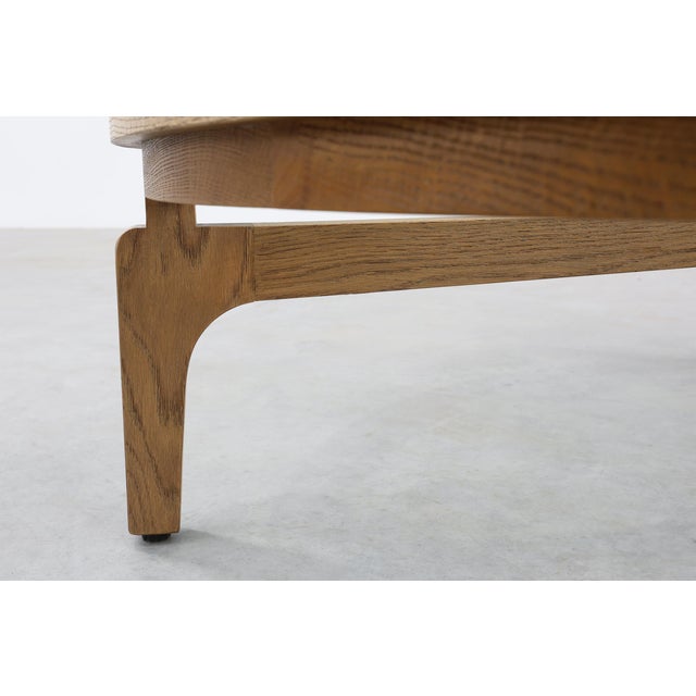 Modern Table in Ceder Wood and Glass, Italy, Late 20th Century For Sale - Image 10 of 13