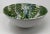 Eggshell Tropical Forest and Lime Green Palm Leaf Oversized Decorative Statement Bowl For Sale - Image 8 of 13