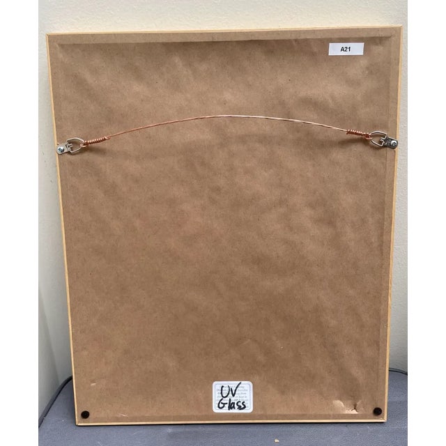 Contemporary Abstract Mixed-Media Drawing, Framed For Sale In Chicago - Image 6 of 7