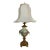 Late 19th Century French Sevres Scenic Painted & Artist Signed Porcelain Lamp, Lion Head Handles For Sale