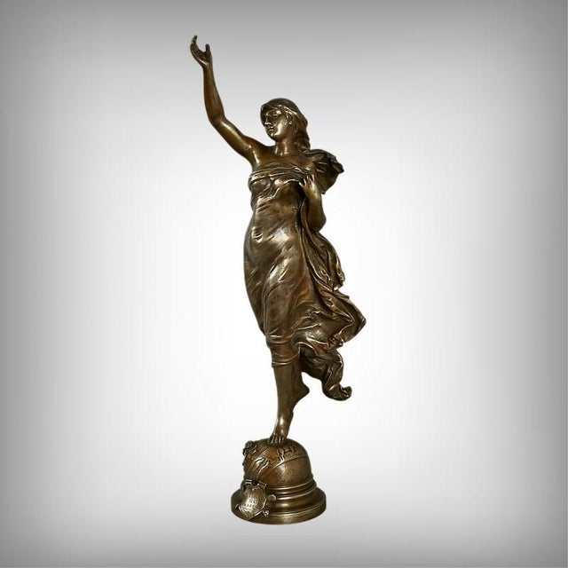 Gaudez, The Morning Star, Late 19th Century, Bronze For Sale - Image 18 of 18