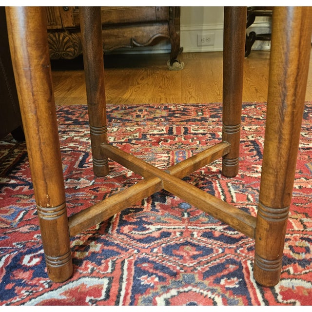 Antique Arts and Crafts Side Table For Sale - Image 9 of 14