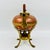 French Country Antique 1886 Gorham Copper and Brass Kettle With Brass Lion Claw Foot Stand and Spirit Burner For Sale - Image 3 of 16