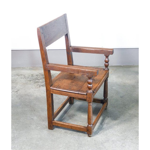 Walnut Desk and Chair, 1700s, Set of 2 For Sale - Image 14 of 18