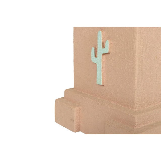 Wood Southwestern Table Lamp For Sale - Image 7 of 9