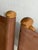 Saddle Brown Leather Dining Chairs Set of 4 Mid-Century Modern 1970s For Sale - Image 11 of 14