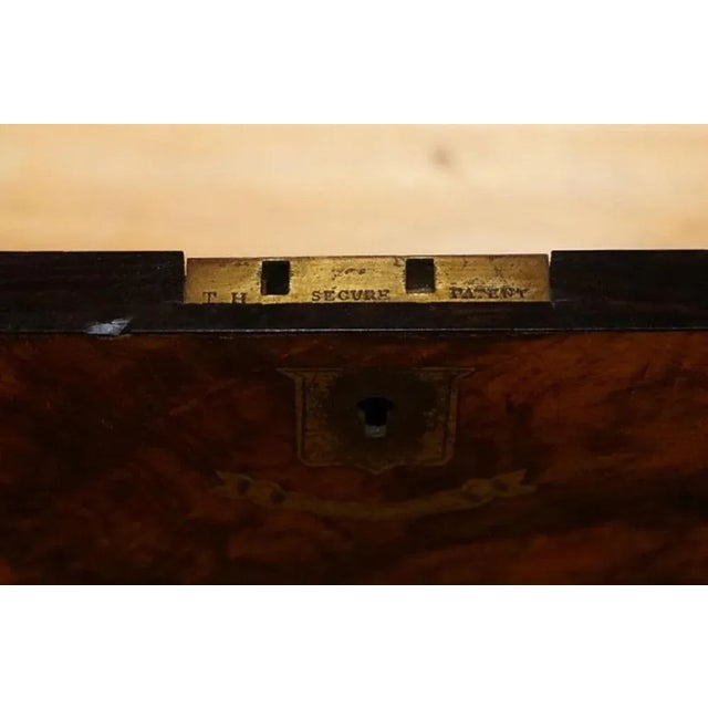 Vintage Burr Walnut Sewing Storage, 1930s, Set of 3 For Sale - Image 12 of 13