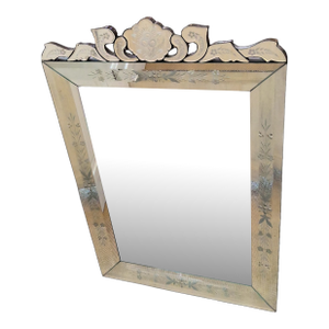 Mid 20th Century Venetian Glass Wall Mirror