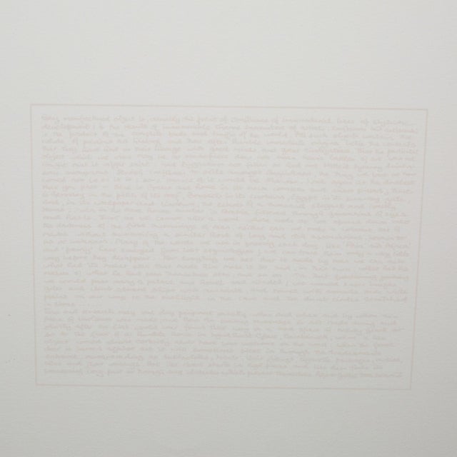 Late 20th Century Tom Phillips, Linoleum, Screenprint, Limited Edition 33/50, Signed, 1976 For Sale - Image 5 of 6