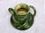 Belgian Art Nouveau Sculptural Green Glazed Tri-Handled Vase, 1910s For Sale - Image 6 of 11
