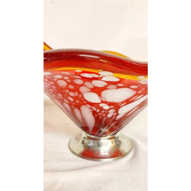 Vintage Italian Murano Glass Centrepiece, 1960s For Sale - Image 9 of 11