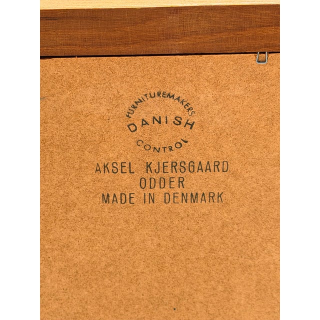 Mid-Century Modern Danish Teak Mid Century Modern Mirror, Design Aksel Kjersgaard 1960s For Sale - Image 3 of 6