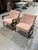 Mid-Century Modern Style Lounge Chairs - Solid Walnut Frames with Pink Boucle For Sale - Image 11 of 13
