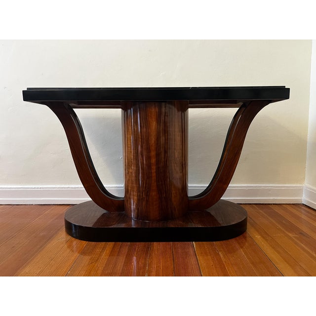 Art Deco Console with Marble Top, 1920s For Sale - Image 10 of 10
