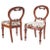 Set of Antique Victorian Mahogany Balloon Back Chairs For Sale - Image 5 of 5