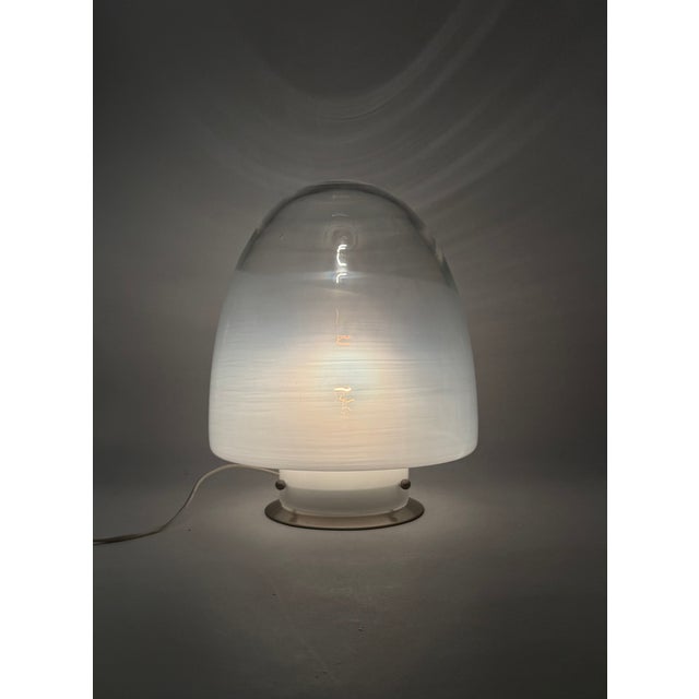 Murano Art Glass Mod. Ebe Table Lamp by Giusto Toso for Leucos, Italy, 1980s For Sale - Image 7 of 10