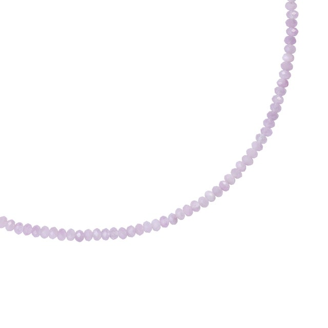 Kunzite 18k Gold Necklace For Sale In New York - Image 6 of 8