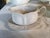 Vintage Sears Federalist White Ironstone Dinnerware Set - (Complete Service for 8 and Serving Pieces) Bonus Free Crystal Wine Glasses - 81 Pieces For Sale - Image 11 of 18