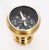 Gold Vintage English Brass Topped Walking Stick with Compass Flask For Sale - Image 8 of 13