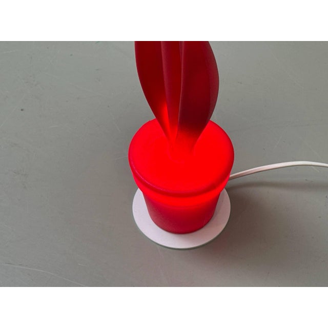 Red Tulip Lamp Prototype from Myyour, Early 2000s For Sale - Image 8 of 17