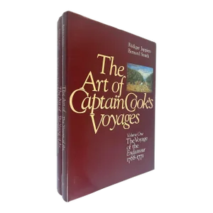 1980s Illustrated Quarto Volume Set, [James Cook] Rüdiger Joppien's the Art of Captain Cook's Voyages - 2 Books