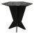 French Art Deco Cubist Side Table in Black Carved Slate Stone, 1940s For Sale