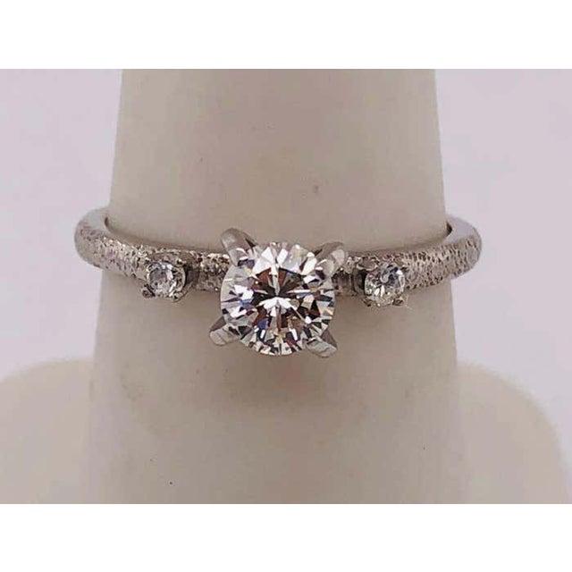 14 Karat White Gold Diamond Engagement Ring Wedding / Bridal 0.75 Total Diamond Weight. Size 6.75 with 2.21 grams total...