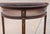 Authentic Late 19th-Century French Demilune Curio Cabinet in Mahogany With Ormolu Mounts, C. 1890 For Sale - Image 13 of 17