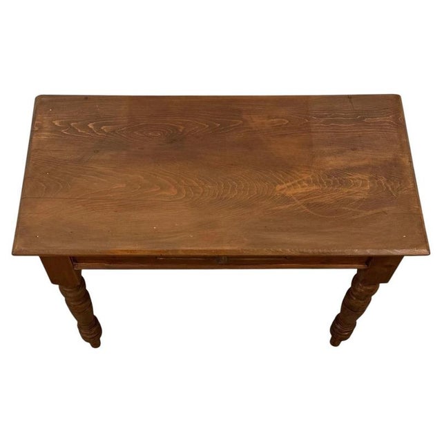 20th Century English Pine Side Table For Sale - Image 4 of 12