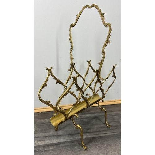 Vintage French Style Newspaper Rack For Sale - Image 3 of 13