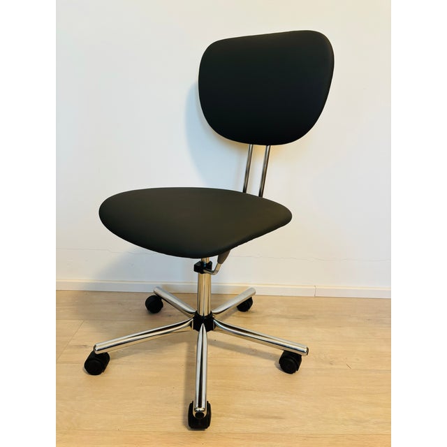 Fully Dark Truffle Kovona Office Chair by Kovona, Czechoslovakia, 1970s For Sale - Image 12 of 13