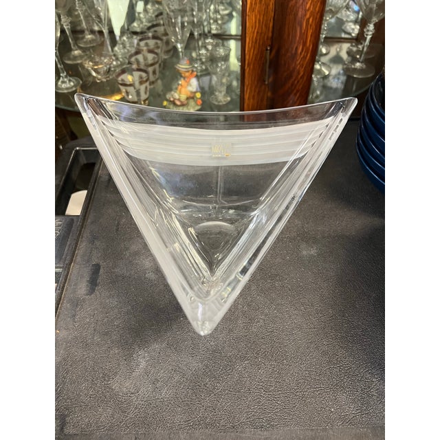 Elevate your tablescape or shelving with this striking vintage Mikasa "Legacy" lead crystal bowl. Crafted in Germany, this...