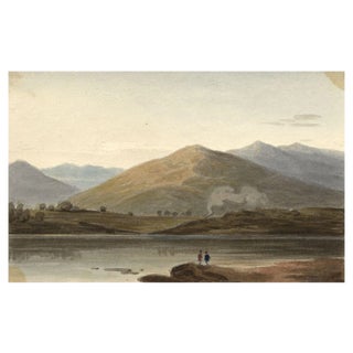 H. A. Stillingfleet, Welsh Landscape After John Varley, 1805, Watercolour For Sale
