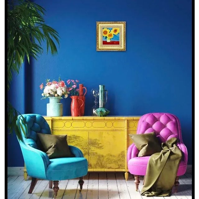 Sunflower Oil Painting Contemporary Impressionist Art For Sale In Reno/Lake Tahoe - Image 6 of 12