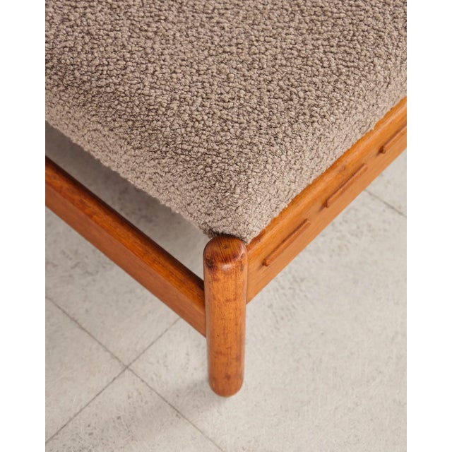 Daybed in Teak and Bouclé Upholstery, Denmark, 1960s For Sale - Image 13 of 17