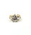 4.41 Ct 3-Stone Diamond Ring Set in 18k Yellow Gold Size 6.5 For Sale - Image 9 of 9