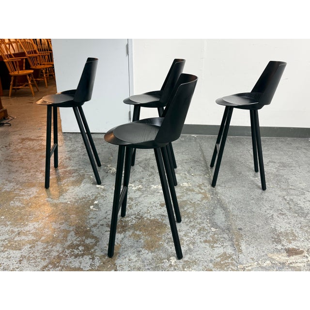 Stefan Diez for E15 Jean Bar Stools, Set of Four For Sale - Image 4 of 12
