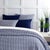 Pine Cone Hill by Annie Selke Tyler Indigo Quilt, King For Sale