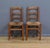 Cherrywood Straw-Seated Chairs Late 19th Century, 1890s, Set of 2 For Sale - Image 4 of 15