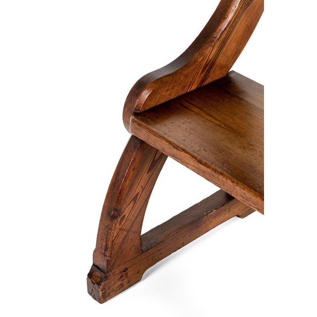 Brown Gothic Revival Altar Chairs, Set of 4 For Sale - Image 8 of 13