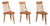 Bo Fjaestad Three-Legged Birch Chairs, Sweden, 1955, Set of 3 For Sale